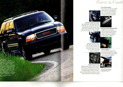 1999 GMC JIMMY Truck Brochure / Catalog with Color Charts; SLS,SLE,SL,SLT,4WD - Picture 3 of 5