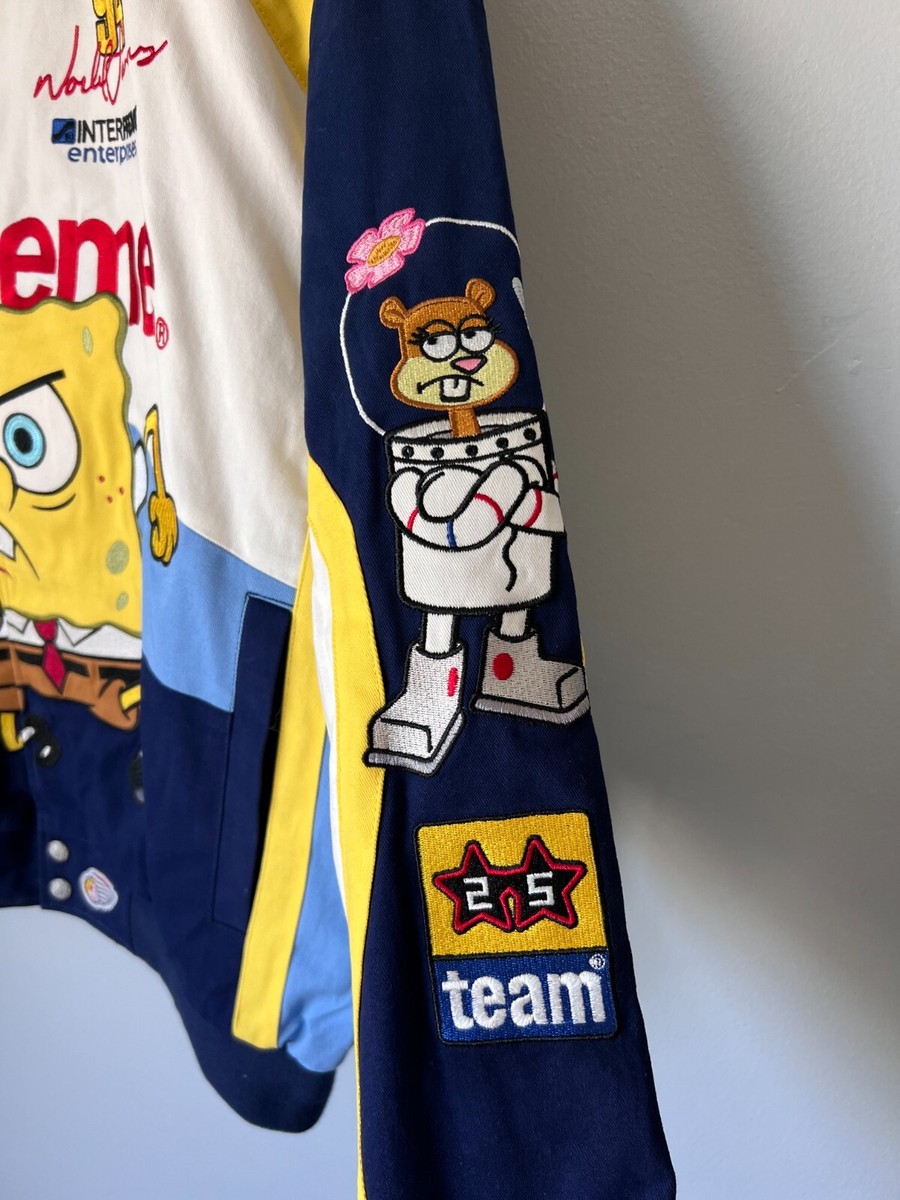 ジャケット・アウター SpongeBob Jeff Hamilton Racing Jacket Vintage Jeff Hamilton SpongeBob SquarePants Racing Nascar