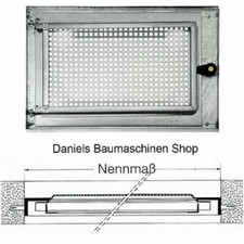 BRISTA Stahlkellerfenster verzinkt Kellerfenster Metall 1 Flg. ZL 40x40 34-010