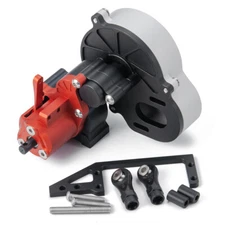 Cutoff Transmission Gearbox for 1/10 RC Crawler Car Axial SCX10 Wraith Upgrade