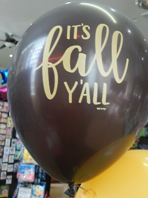 Fall Balloons Its Fall Y'all  Thanksgiving Decorations Party Supply Fall Decor