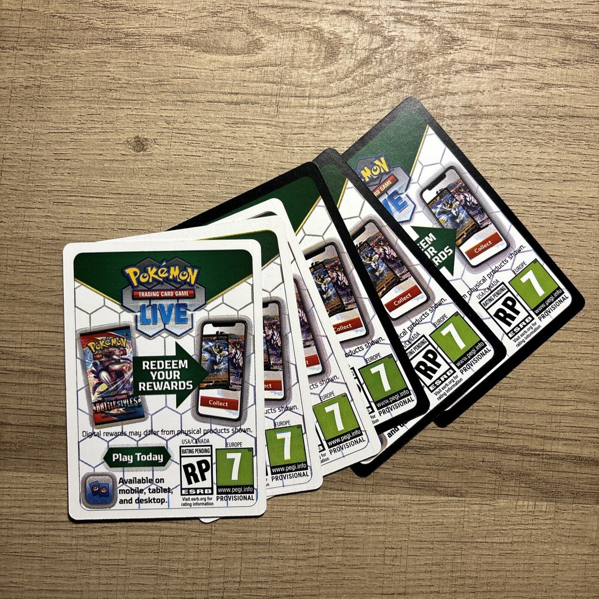 X6 Pokemon Evolving Skies TCG Online Code Cards -Sent Via eBay Message
