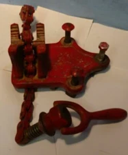 ** Vintage - WILLIAMS ? - CHAIN PIPE VISE with RED PAINT - like RIGID **