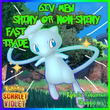 ✨ 6IV SHINY MEW ✨ POKEMON SCARLET & VIOLET EV'D OR NON-SHINY 🚀 FAST TRADE