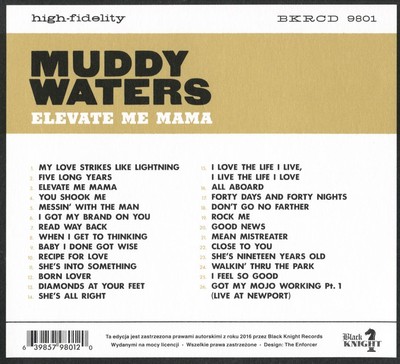 MUDDY WATERS - ELEVATE ME MAMA [DIGIPAK] NEW CD
