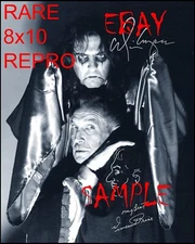 RARE Vincent Price with ALICE COOPER Brand New 8X10 Repro REALLY LOOKS THAT GOOD