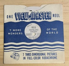 Vintage View-Master, 1950 Very Early Reel 955 Hopalong Cassidy And Topper