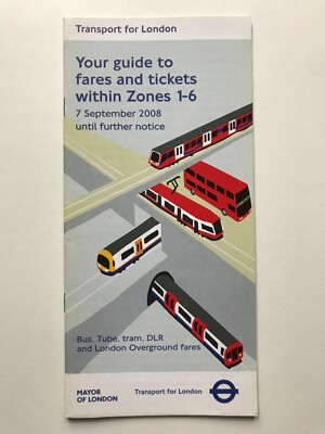 Ihr Leitfaden für Tarife und Tickets innerhalb der Zonen 1-6 7. September 2008