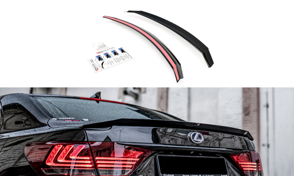 CUP Heckspoiler Ansatz Schwarz FüR Lexus LS MK4 XF40 FL VerläNgerung Spoiler-image