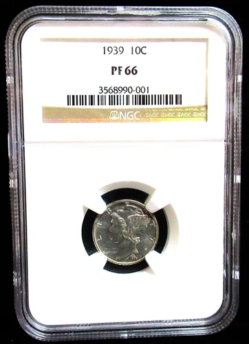 NGC PF66 1939 Proof Mercury Dime         GU78