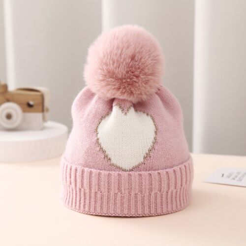 Soft and Skin Friendly Pompom Baby Knitted Hat - Afbeelding 1 van 8