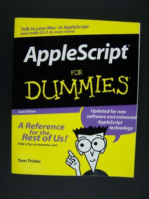 AppleScript For Dummies 2nd Edition Book