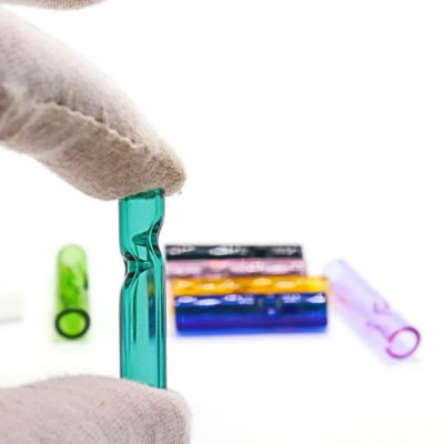 1-100 Glasfilterspitzen | Runde Glasspitzen | Leicht zu reinigen | Zufällige Farben | 8x30mm