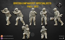 Black Hills Games Modern Miniatures UK British Army Infantry Specialists Spectre