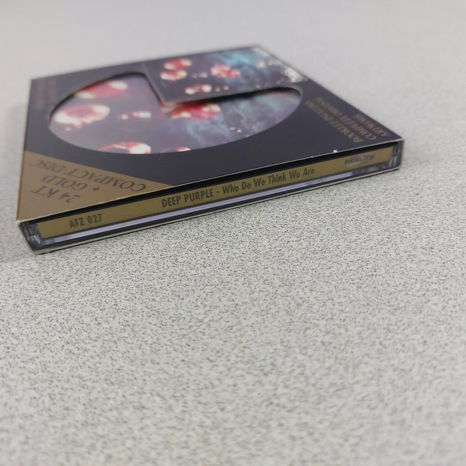 CD 24K Gold Deep Purple Who Do We Think We Are AFZ027 Audio Fidelity LN READ - Image 4 of 4