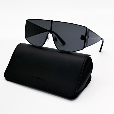Dolce & Gabbana Black Oversized Women\'s Sunglasses. New With Case & Pouch Dolce&Gabbana Oversized Black Sunglasses for Women | eBay main image 2