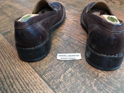 $198 COLE HAAN DRYDEN VENETIAN BROWN LEATHER Slip On Apron  display picture 2