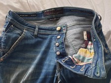 Jeans Jacob Cohen 33 Gr. W33 Blau Bundweite 8...