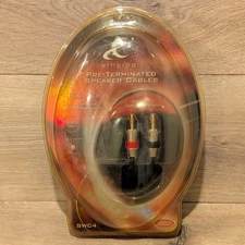 Ethereal Pre-Terminated Speaker Cables Gold 13.2 FT SWC4 New