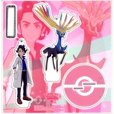 Professor Sycamore & Xerneas Trainer Salon Pokemon Pokemon Center Lt Japan C865