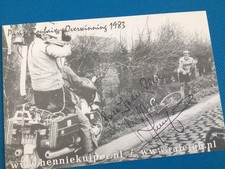cycling paris roubaix cyclisme 1983 hennie kuiper signe