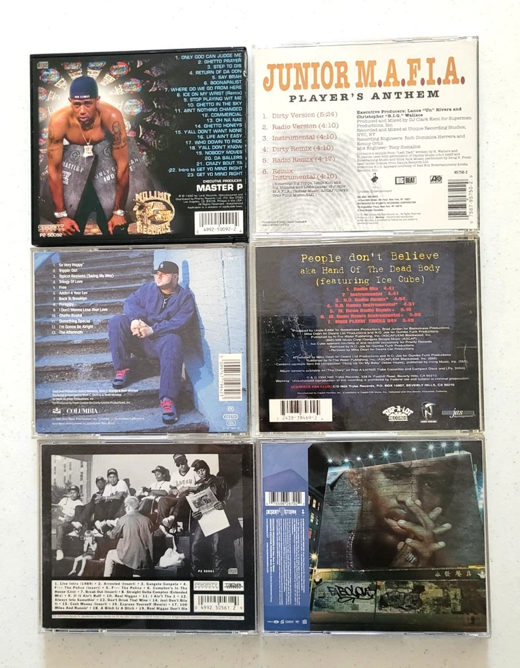 OL' DIRTY BASTARD Deluxe Box (VG)+LOT of 31 RapCDs(EX&VG+)(.See notes and pics). Foto 3 de 4