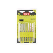 RYOBI All Purpose Jig Saw Blade 10-Piece Set