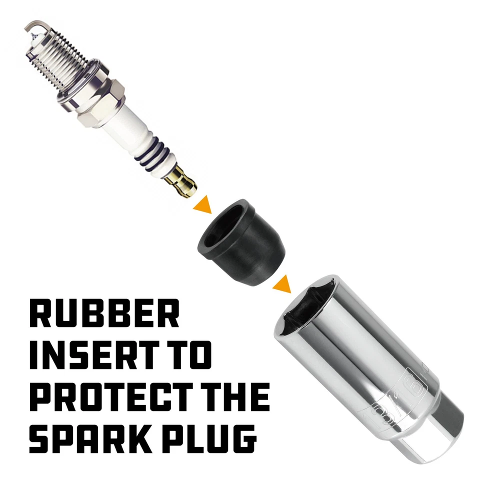 Powerbuilt 3/8 Inch Drive 3/4 Inch Spark Plug Socket - 643006 - Image 2 of 4