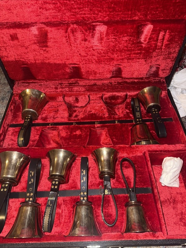 Schulmerich Handbells Case A 1st Octave C5 - C6 With Case. Missing 4 Of Them