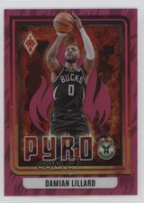 2023-24 Panini Phoenix Pyro Pink 46/99 Damian Lillard #8 7n6
