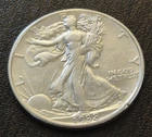 1936-D Walking Liberty Half Dollar ~ Borderline Uncirculated AU~ 90% Silver