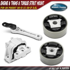 4x Engine Motor Torque Strut Mount For Volkswagen Passat 06-10 Cc 09-17 3.6l