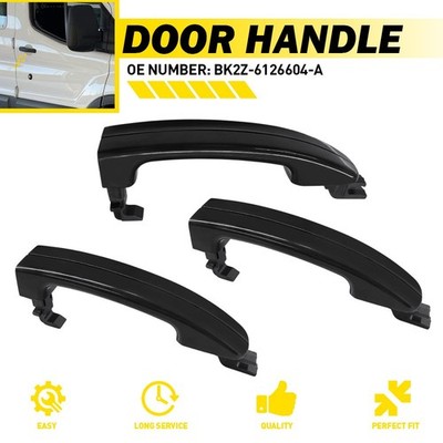 3X Front Left&Right Exterior Door Handle For 2014-2020 Ford Transit Connect EPY