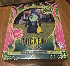 Rare WICKED ELPHABA 5’ INFLATABLE Halloween Witch Wizard Of Oz