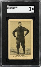 1917 Boston Store Leon Ames #4 SGC 1 St Louis Cardinals Pre War Rare Card