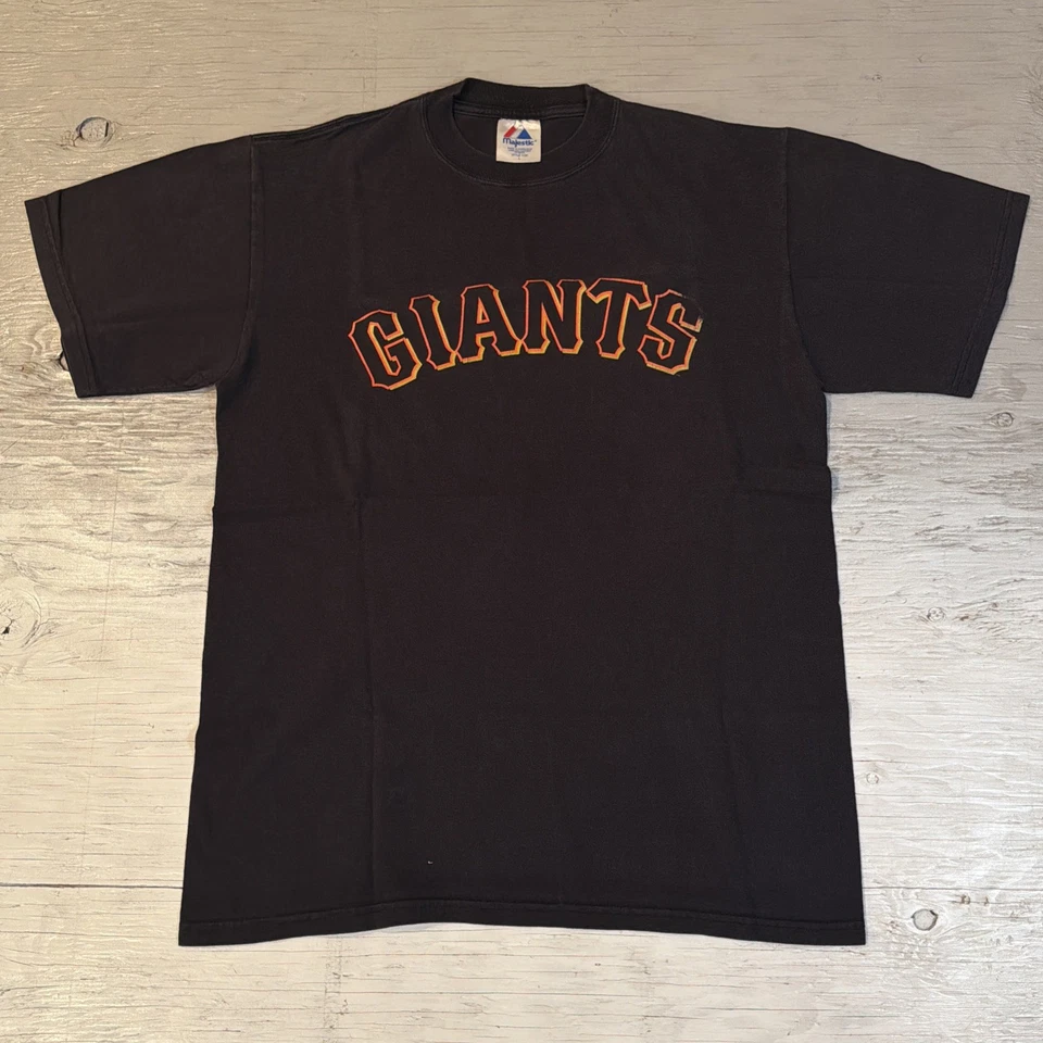 Camiseta deportiva de béisbol vintage de los Gigantes de San Francisco de la MLB Barry Bonds #25 talla grande Foto 2 de 4