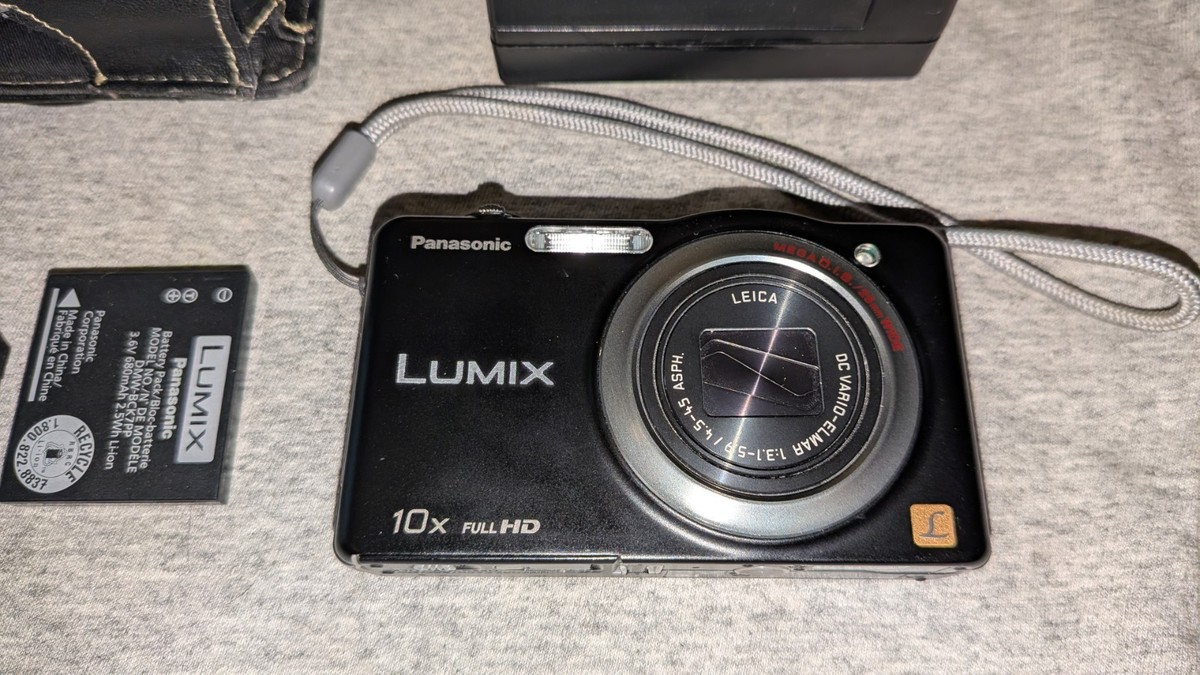 美品　パナソニック　LUMIX DMC-S27 PANASONIC LUMIX DMC-S27 DIGITAL CAMERA W/Battery, Charger