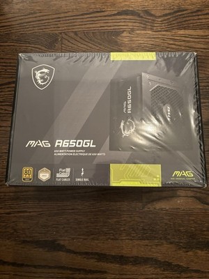 MSI MAG A650GL 650W ATX Power Supply 80 Plus Gold