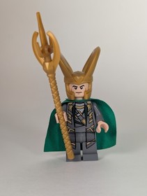 LEGO sh0033 Marvel Avengers Loki Minifigure From 6868 6867 6869 Authentic! 2012!