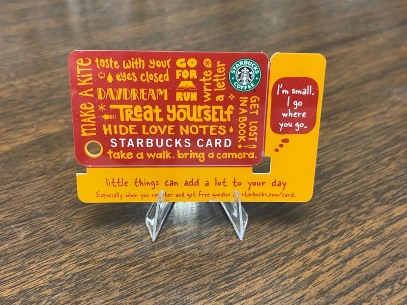 Starbucks 2009 USA Mini Breakaway Prototype Concept  Test Card Mega Rare New
