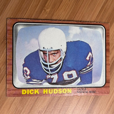 Dick Hudson 1966 Topps - Buffalo Bills EX #25