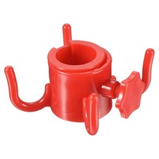 Beach umbrella hook, 4 Rebbi plastic, red