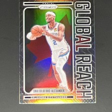 2024-25 Panini Prizm Global Reach silver prizm Shai Gilgeous-Alexander #6 OKC