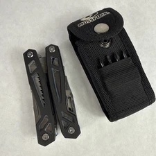 Mossy Oak Multitool Multi Tool Pocket Knife Screwdriver Plier Saw w/ Case Sheath