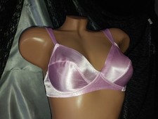 VTG Victorias Secret 34B Pink Second Skins Bra NOS Nylon Spandex No UW