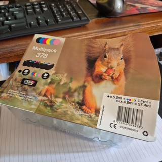 Epson 378 Multipack Photo HD Inkjet Cartridge (C13T37884010) /squirrel