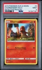 2019 POKEMON SUN & MOON DETECTIVE PIKACHU #4 CHARMANDER-HOLO PSA 9