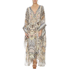 Camilla Moto Maiko Kaftan One Size LIMITED EDITION Silk Print Long Maxi Dress