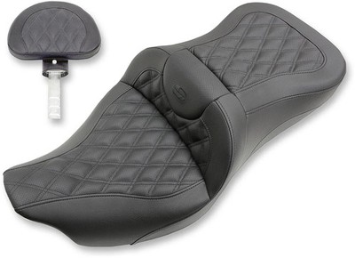 Saddlemen Extended Reach Roadsofa Seat - Lattice Stitched - Backrest 808-07B-184