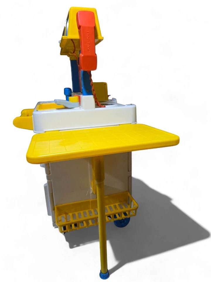 Vintage 1970s Fisher Price Fun Food Kitchen Oven Play Set Stove Phone Sink Spray - Image 4 of 4